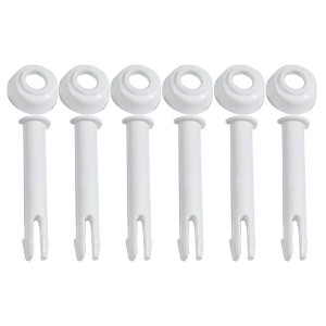 Intex Replacement Joint Pin & Seal for 13' - 24' Round Metal Frame Pools, 6 Pack - 1 of 4