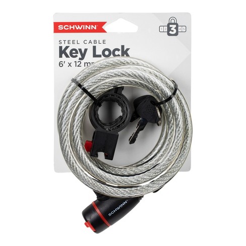 Bicycle lock with discount key