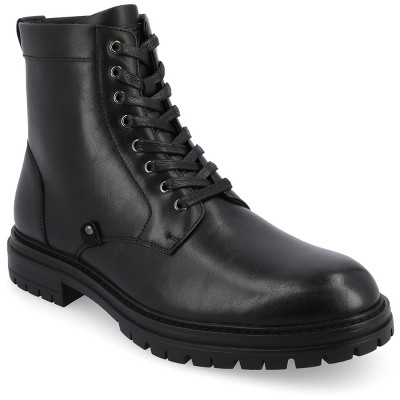 Vance Co. Mens Denver Plain Toe Lace-up Ankle Boot