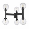 Z-Lite Laurent 6 - Light Post Light in  Black - 3 of 4