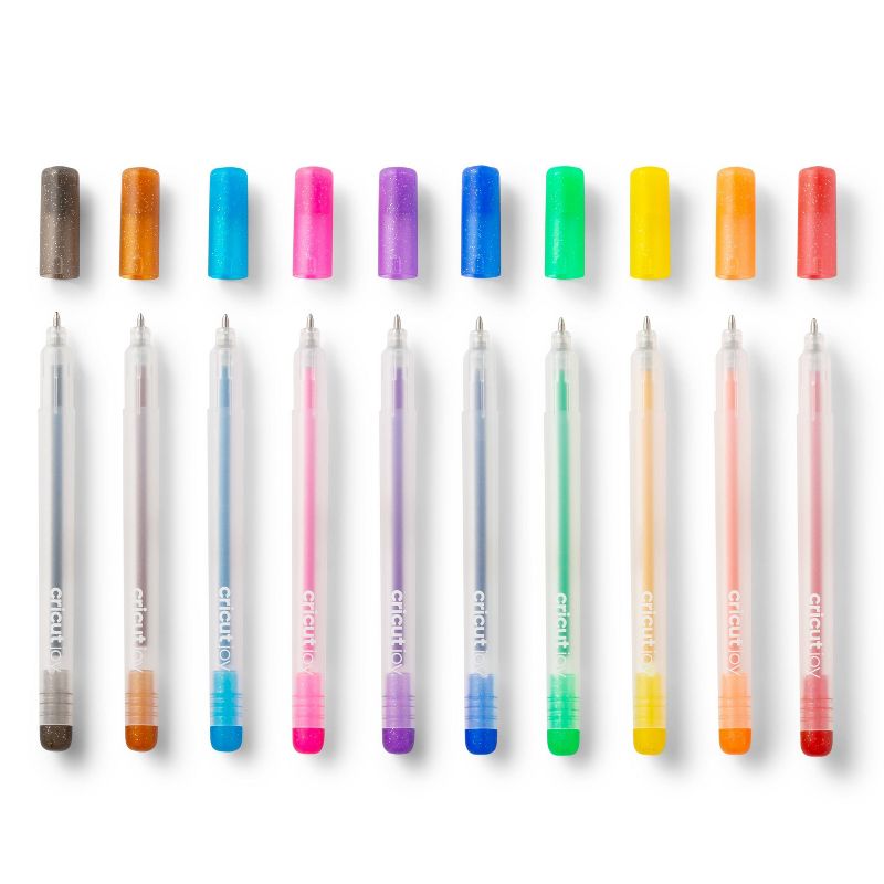 Cricut Joy 10pk Glitter Gel Rainbow Pen Set, 3 of 6
