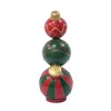 ACEPANO 31.25 in. H Classic Stacked Christmas Ball Ornaments for Holiday Decorations-Red - 3 of 4