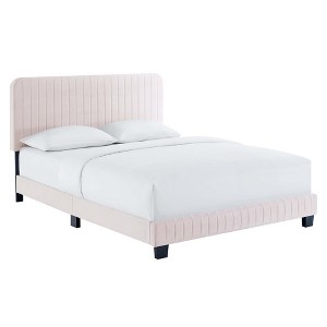 Modway Celine Channel Tufted Performance Velvet Full Platform Bed - 1 of 4