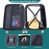 Whisen 2-Piece Set(14/20 in.) Luggage Sets ABS Lightweight Suitcase with Spinner Wheels - 4 of 4