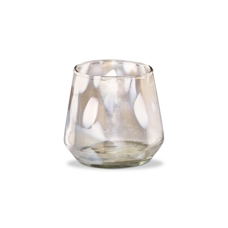 TAG Confetti Glass Tealight Candle Holder Small, 3.54L x 3.54W x 3.54H inches, 2 of 4