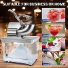 RLPI 1200 oz. Stainless Steel Commercial Ice Crusher, Dual Blades Snow Cone Machine, ETL Approved Heavy Duty - 2 of 4