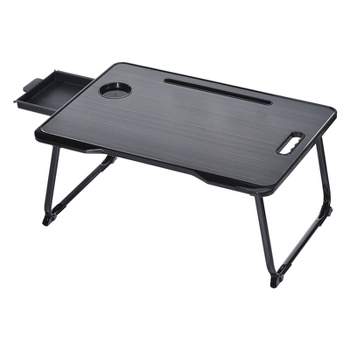 Zell Lap Desk, Laptop Table For Bed With Usb Charge Port Storage