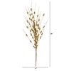 Nearly Natural 36-in Artificial Gold Berry Stem, Set of 3 - 2 of 3