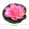 Unique Bargains Artificial Lotus Flower for Garden Ponds Pool Decoration - 4 of 4