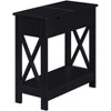 HomeStock Flip Top End Table with Charging Station, USB Ports and Outlets, Storage and Cable Management Accent Table for Any Room - 2 of 4
