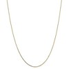 Black Bow Jewelry 0.7mm, 10k Yellow Gold, Box Chain Necklace - 3 of 4