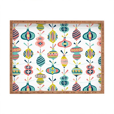 Heather Dutton Decorated White Rectangular Tray -Deny Designs