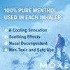 MOXĒ – Menthol Nasal Inhaler 3 Pack – 100% Pure Essential Oil & Menthol Nasal Stick – Powerful Cooling Relief – Made in USA - 3 of 4