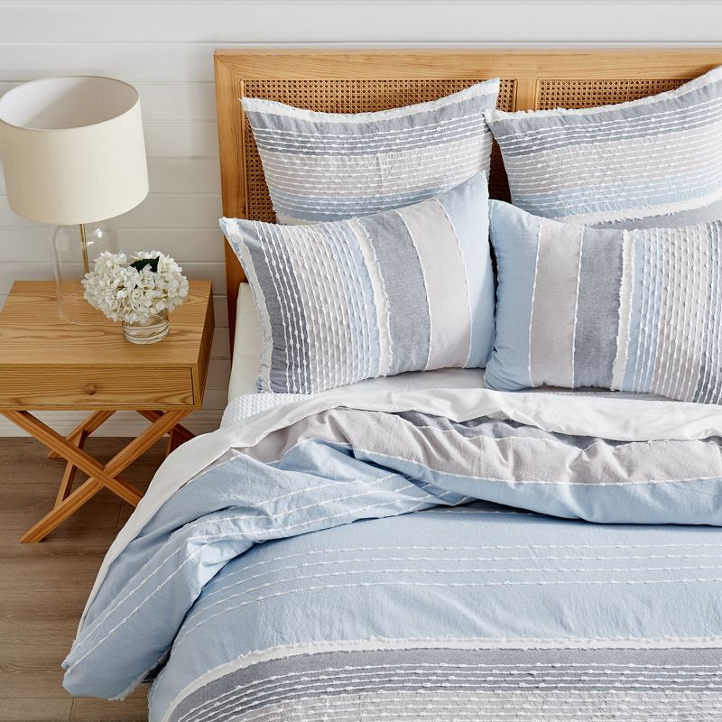 Santander Comforter Set - Blue, Grey & White - Levtex Home, 3 of 7