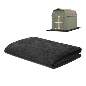 Unique Bargains Waterproof Felt Outdoor Storage Shed Flooring Mat Gray 1 Pc - 1 of 4