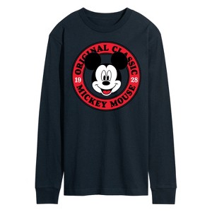 Men's - Disney - Mickey Mouse Original Classic Long Sleeve Graphic T-Shirt - 1 of 3