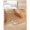 14K gold-plated ear clip set, exquisite clip-on ear cuffs, fashionable, fade-resistant, hypoallergenic jewelry gift. - 4 of 4