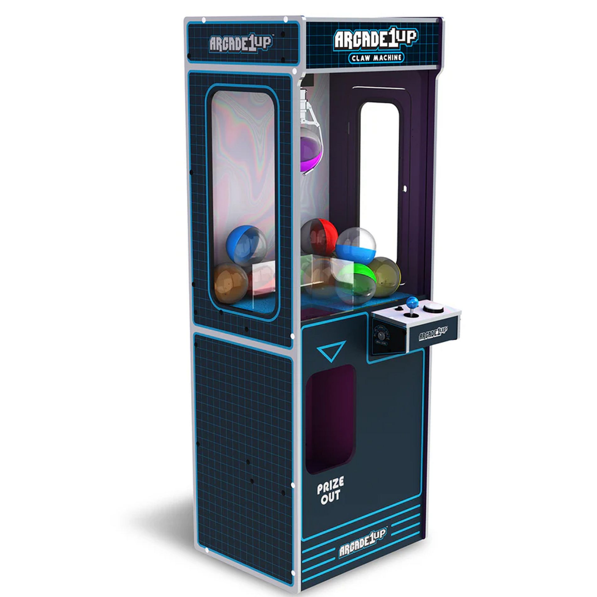 Arcade1Up Claw Machine, 3 Levels of Difficulty, Lights & Adjustable Sound Volume