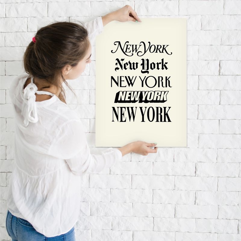 Americanflat Minimalist New York By Motivated Type Poster, 3 of 7