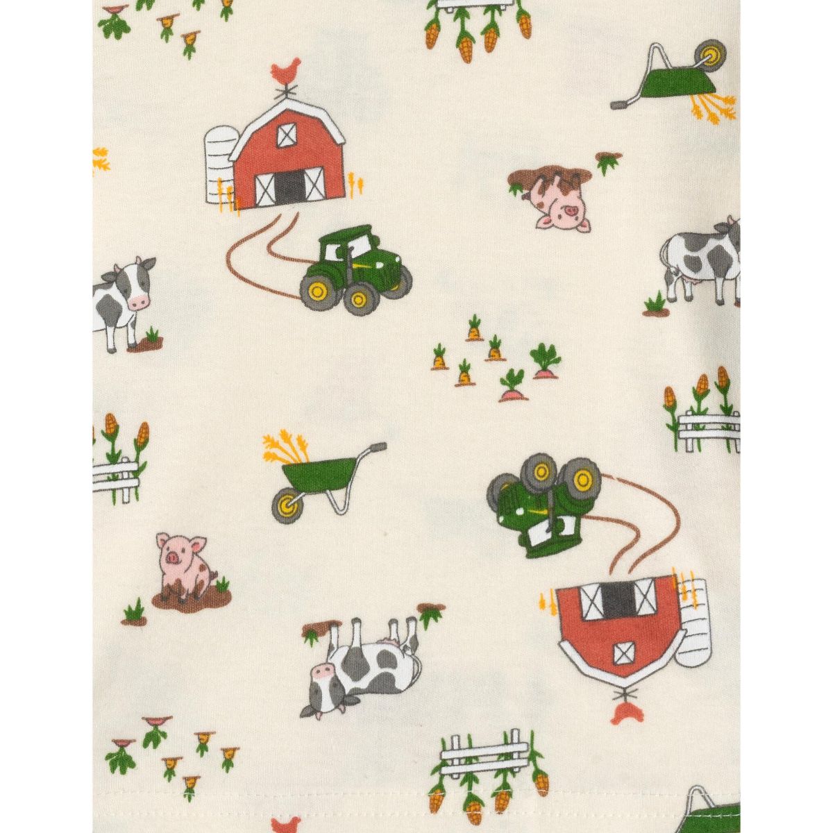 John Deere Toddler Boys' 2-Piece Shortall and T-Shirt Set - thumbnail 4
