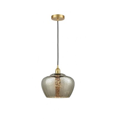 Fenton - 1 Light Mini Pendant In Industrial Style-11.5 Inches Tall and 11 Inches Wide