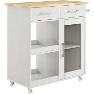Modway Culinary Kitchen Cart With Towel Bar - 1 of 3