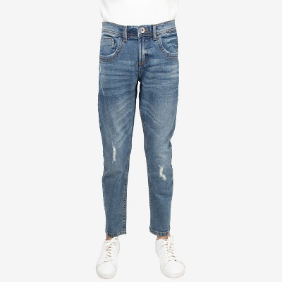 RAW X Boy's Heavy Distressed Jeans