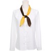INSPIRE CHIC Women's Contrast Color Square Gradient Colorful Satin Silky Neck Scarves 1Pc - 2 of 4
