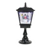 Northlight Lighted Musical Snowman Snowing Black Christmas Street Lamp - 25.25" - 3 of 3