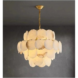 31.5inch Modern Natural Marble Living Room Chandeliers - 1 of 4