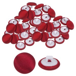 Unique Bargains Bridal Wedding Dress Suit DIY Satin Shiny Sewing Buttons 50 Pcs - 1 of 4
