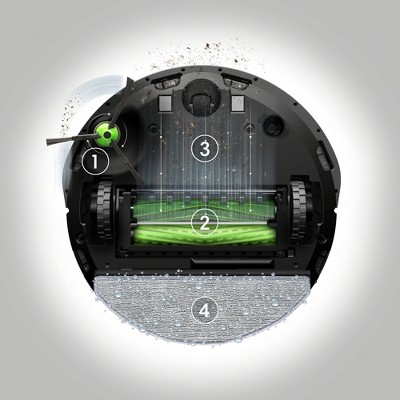iRobot Roomba Combo i5+ Black Cordless Robot Vacuum and Mop
