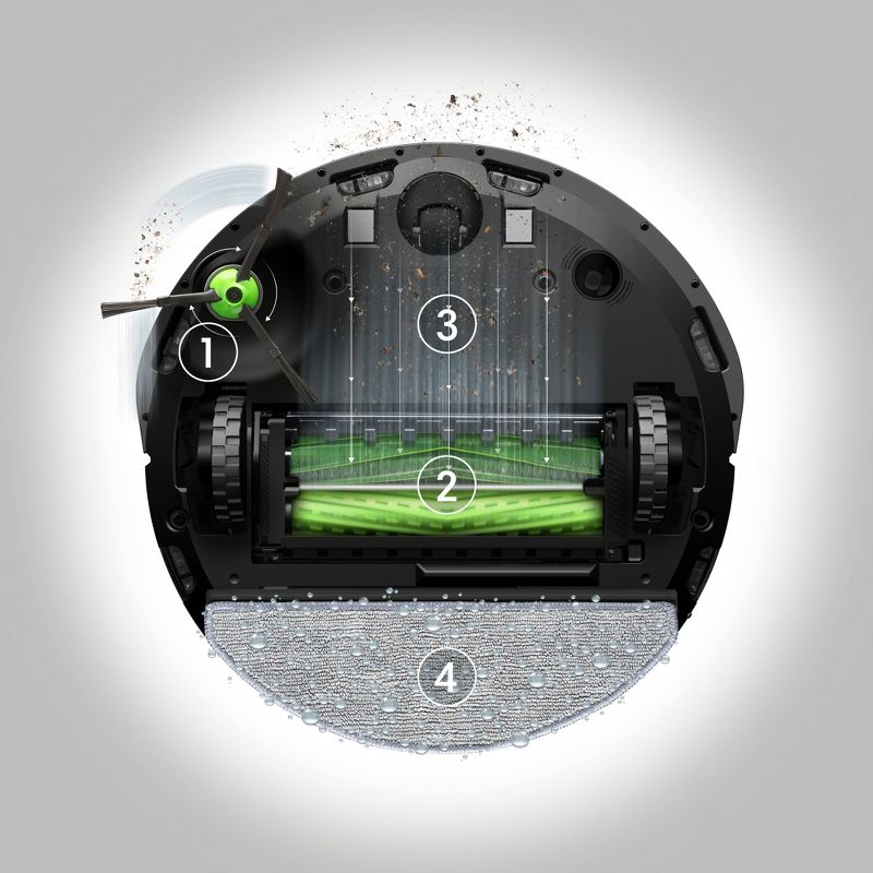 iRobot Roomba Combo i5+ Self-Emptying Robot Vacuum &#38; Mop, 4 of 11