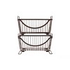 Spectrum Diversified Ashley Small Stacking Basket Brown: Metal Utility Storage for Garage & Universal Use - 2 of 4