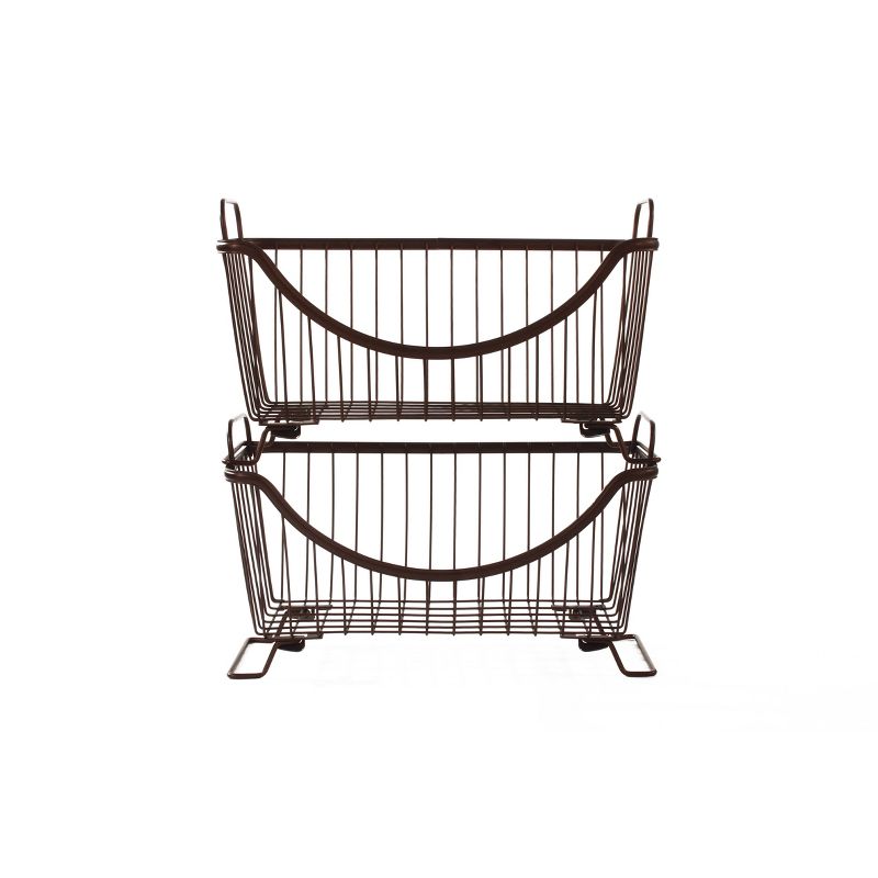 Spectrum Diversified Ashley Small Stacking Basket Brown, 2 of 6