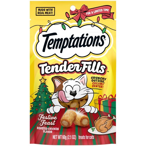 Temptations Tender Fills Festive Feast Chicken Flavored Cat Treats - 2.1oz - image 1 of 4