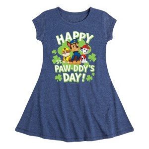 Nickelodeon Paw Patrol Fit & Flair Cap Sleeve Dress - Heather Navy - 6T - 1 of 2
