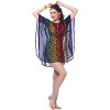 HAPPY BAY Women's Beachwear Swimsuit Coverups for Women Summer Swim Beach Dress Cover Ups for Women Short Holiday Bathing Suit M-L Multi,Polka Dots - 2 of 3