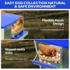 Chicken Nesting Boxes, Two-Tier Metal Chicken Egg Laying Box,Large Vented Holes for Egg Collection - 3 of 4