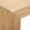 Plank+Beam Modern Side Table, Solid Wood Corner Table, Rectangular End Table for Living Room - image 2 of 4