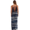 Riviera Sun Womens Maxi Dress  Tie Die Spaghetti Strap Long Sundress  Summer Dresses - 3 of 3