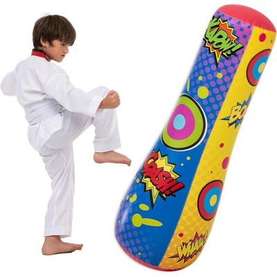 Inflatable punching bag target deals