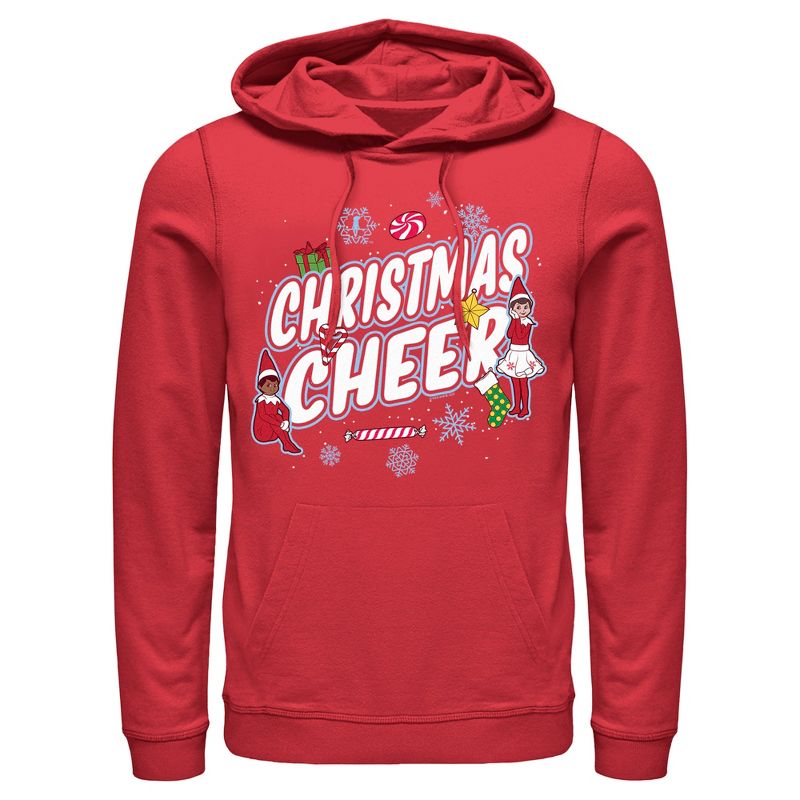 Men's The Elf on the Shelf Christmas Cheer Pull Over Hoodie, 1 of 5
