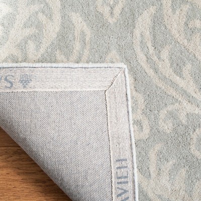 Hand-Tufted Gray Wool Rectangular Area Rug - 59" x 84"