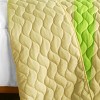 Slickblue Quilt Set Full/Queen with 2 Shams, Pre-Washed Reversible Design, Stripes Pattern, 5 Colors, 3 Piece - 4 of 4