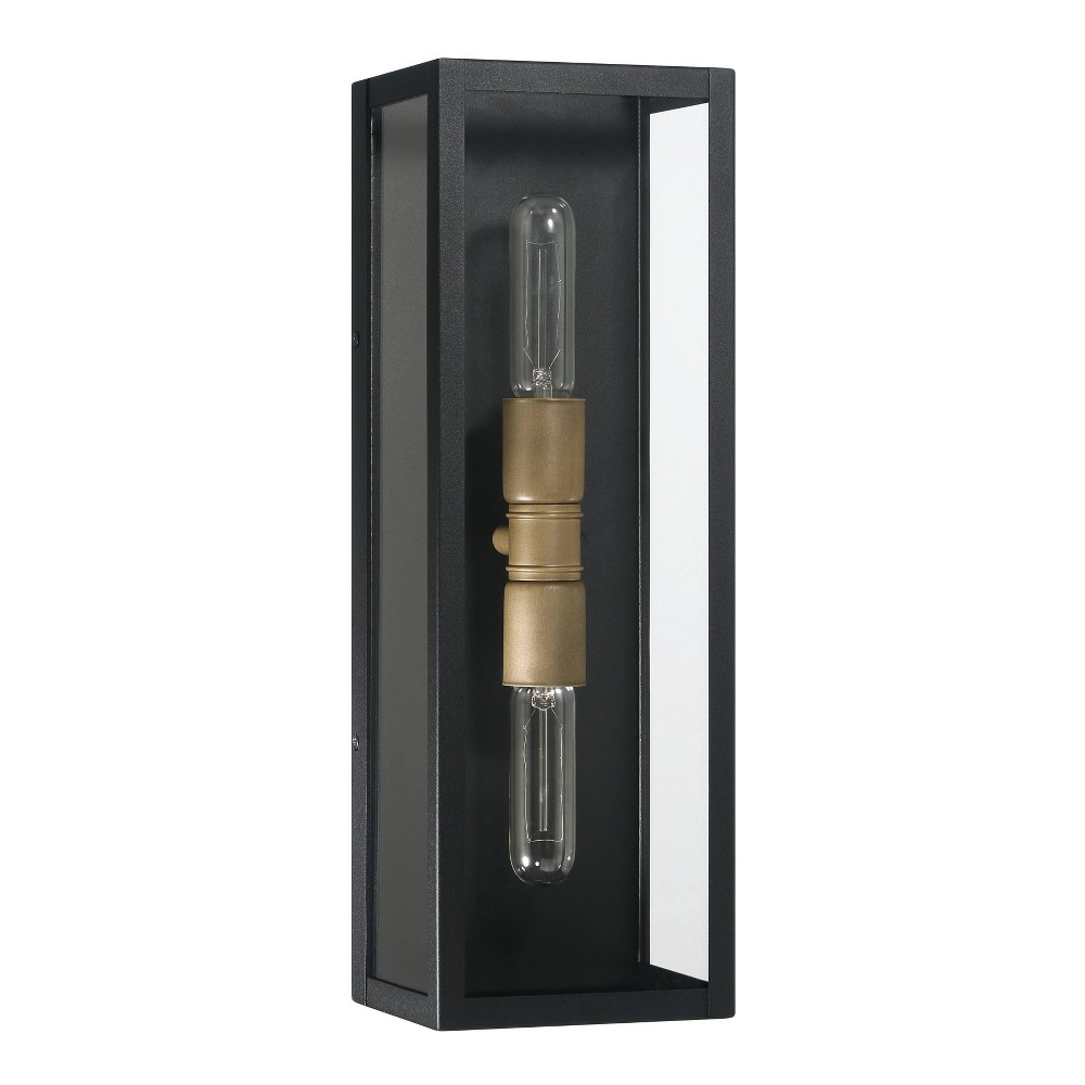 Robert Stevenson Lighting Lloyd: ETL Listed, 2-Bulb Sconce for Outdoor Use, No Switch