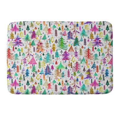 Magical Stripes Memory Foam Bath Mat - Deny Designs