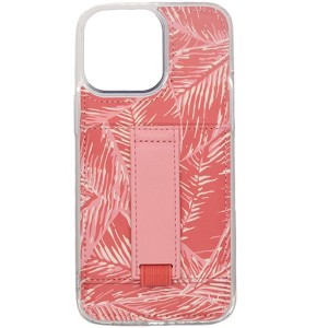 Walli Cases Pink Palms Phone Case with Wallet and Finger Strap - 1 of 4