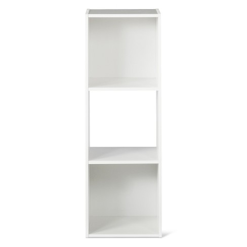 Target 3 shelf store bookcase white