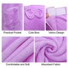 Unique Bargains Shower Wrap Towel for Women Adjustable Closure Bath Wrap with Pocket 1 Pc - 3 of 4